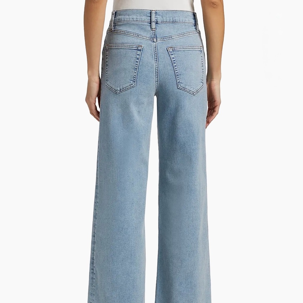 Frame Le Slim Palazzo Blue Wide Leg Jeans size 26 - Picture 2 of 12